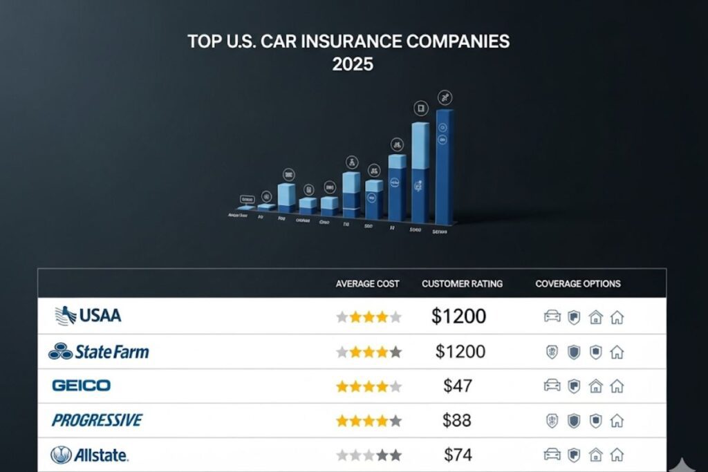 best car insurance in US 2025