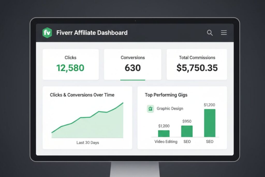tracking-fiverr-affiliate-commission-and-performance